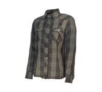 GMS Jaguar Camisa de moto para damas, negro-verde, tamaño L para Mujer
