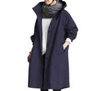 Chaqueta Mujer Impermeable Cortavientos Gabardina Chaquetas de Lluvia con Capucha Portable Ligera Casual Abrigos Talla Grande Deportivos Exteriores Cazadoras transición Rompevientos barato 2025