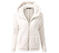 Chaqueta Mujer Invierno Rebajas Abrigos de Mujer Tallas Grandes Parkas Mujer Suelta Jersey de Caliente y Esponjoso Ropa Remata Otoño Abrigo Cálido Sudadera con Capucha Suéter S-5XL vpass