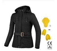 CHAQUETA MUJER SOFSHELL STINA MIA INVIERNO NEGRO NIVEL 2 PROTECCIONES - Color: NEGRO, Talla: Talla XS
