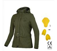 CHAQUETA MUJER SOFSHELL STINA MIA INVIERNO VERDE NIVEL 2 PROTECCIONES - Color: VERDE, Talla: Talla 4XL