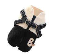 Chaqueta para cachorros - Chaleco con forro polar para perros pequeños y medianos Ropa cálida para mascotas de invierno | Abrigo suave y aislado compatible con arnés de poliéster, disfraz para clima