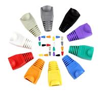 Chaqueta para conector RJ45: cubierta protectora para cable Ethernet, tapa de cabeza de transparente, funda flexible antipolvo | Enchufe para equipos de red doméstica, de oficina, de centro de