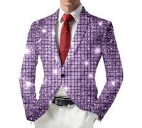 Chaqueta para hombre, chaqueta de discoteca brillante con lentejuelas metálicas, Blazer larga sin mangas, estilo de caja de noche, atuendo de moda, para carnaval, chaleco elegante, otoño e invierno