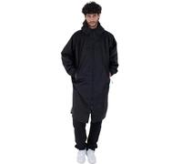 Chaqueta para hombre - Poncho de hielo sherpa, negro, L/XL