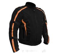 Chaqueta para Motociclistas Modelo Chicane de Malla Ligera para el Flujo de Aire en Verano, Impermeable, con Protectores CE 1621-1 y Forro Desmontable, de Bikers Gear Australia.