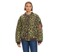 Alpha Industries Ma-1 Core Camo Olive Leo Camo Talla: M/L | Bombers Outlet | Mujer | Verde