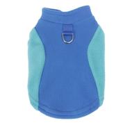 Chaqueta para Perro Suave Y Cálida A Prueba De Frío con Anillo En D Beagle Pug Chihuahua Shiba Inu Abrigo Resistente Al Viento para La Nieve,Azul,S