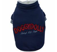Chaqueta para perros con cremallera DoggyDolly en color azul - En oferta con un 40% de descuento