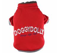 Chaqueta para perros con cremallera DoggyDolly en color rojo - En oferta con un 40% de descuento