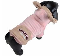 Chaqueta para perros "New York Superstar", osito de color salmón