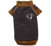 Chaqueta para perros pequeños de forro polar "Pantera" de DoggyDolly, marrón