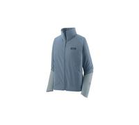 Chaqueta Patagonia R1 CrossStrata (gris pluma claro) mujer