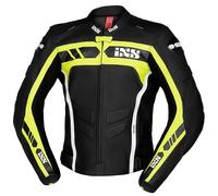 IXS RS-600 1.0, chaqueta de cuero 54 male Negro/Amarillo/Blanco