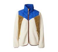 Chaqueta polar 'Berri' Mujer The Jogg Concept XS camelo / azul real / marrón oscuro / blanco natural