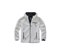 Brandit Teddyfleece Worker Chaqueta, blanco, tamaño 2XL