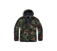 Brandit Teddyfleece Worker Chaqueta, verde, tamaño S para Hombres