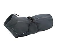 Chaqueta Polar Cálida A Prueba De Frío para Perros, Abrigo Reflectante Impermeable para Exteriores, A Prueba De Viento, para Labradors, Bulldogs, Shiba Inus Schnauzers,Gris,2XL