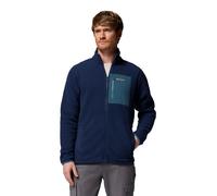 Chaqueta polar con cremallera y cuello alto Jasper Hombre Talla XL. Color Azul
