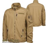 Brandit Ripstop Fleece Chaqueta, Marrón claro, Talla S