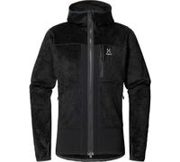 Chaqueta polar HAGLOFS Vassi Mid Hood para hombre (True Black)