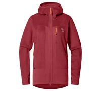 Chaqueta polar HAGLOFS Vassi Mid Hood para mujer (Rojo carmín)