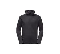Jack Wolfskin Baiselberg Hooded FZ Caballeros Chaqueta de fleece S Negro