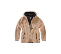 Brandit Chaqueta polar mujer con capucha Mujer Chaqueta Calentita Negro 100% poliéster