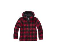 Brandit Chaqueta de entretiempo rojo oscuro / negro, Talla XS