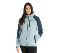 Klim Darby Canyon Sudadera con cremallera de forro polar para mujer, azul, tamaño L