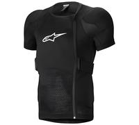 Chaqueta protectora de manga corta Alpinestars A-Impact Plasma, negro/blanco, L