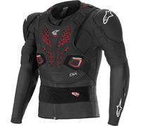 Alpinestars Bionic Pro V3 Plasma Chaqueta protectora, negro-rojo, tamaño L para Hombres