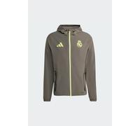 ADIDAS PERFORMANCE Chaqueta de chándal 'Real Madrid Tiro 25 Competition Vis' amarillo neón / color barro M EUR