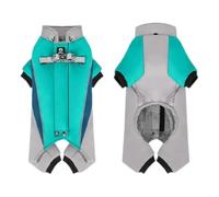 Chaqueta Reflectante De Seguridad para Perros Invierno Cálido Impermeable A Prueba De Viento Labrador Bulldog Yorkshire Terrier Shiba Inu Pug Abrigo,Verde,2XL