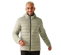 Regatta Chaqueta repelente al agua acolchada/acolchada Marizion con capucha para hombre, ligera y sin plumas, perfecta para actividades al aire libre, caminar, hacer senderismo y acampar