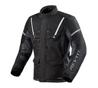 Revit Horizon 3 H2O Chaqueta textil de motocicleta, negro-amarillo, tamaño 2XL para Hombres