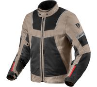 Revit Tornado 4 H2O chaqueta textil impermeable para motocicletas, negro-beige, tamaño XL para Hombres