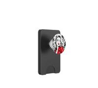 Chaqueta roja Glamour Muse Urban Alley Fashion Ink Art PopSockets PopWallet para MagSafe