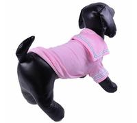 Chaqueta rosa y cálida de algodón para perros "Best Sailor"