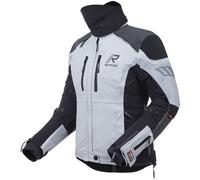 Rukka Flexorina Chaqueta impermeable para motocicletas, negro-blanco, tamaño 46 para Mujer