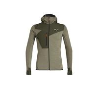 Chaqueta Salewa PUEZ 2 DRY L/S HOOD FZ TEE (dark olive melange) hombre