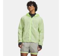 Chaqueta shell Under Armour Explor Trail Run Wind para hombre Fade Verde / Lumos Lime L