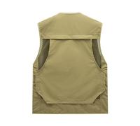 Chaqueta sin mangas chaleco de caza para hombre al aire libre con muchos bolsillos chaleco de pesca sin mangas ligero transpirable fotografía camping verano chaleco multifunción nailon pesca chaleco