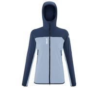 Chaqueta softshell de alpinismo para mujer Millet Fusion XCS Hoodie (Iceberg/Sapphire)