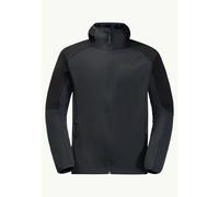 Chaqueta softshell JACK WOLSKIN FELDBERG HOODY M (Negro) para hombre