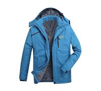 Chaqueta softshell para hombre, impermeable, chubasquero con capucha, chaqueta cortavientos forrada de forro polar, parka informal, chaqueta de entretiempo para bicicleta, chaqueta de forro polar