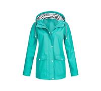 Chaqueta softshell para mujer, chaqueta impermeable funcional, transpirable, chaqueta de entretiempo, chaqueta cortavientos, chaqueta para correr, chaqueta para exteriores, monocolor, ligera, con