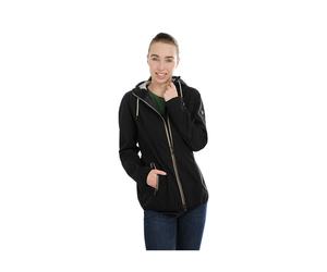 Chaqueta Softshell para mujeres Knuffelwuff Manhattan, tamaño: L / 40, negro