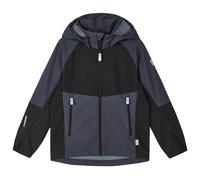 Chaqueta softshell para niños Reima Verraton Soft black Talla infantil: 164 / Color: negro/gris