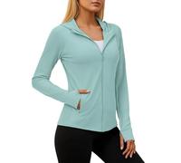 Chaqueta solar para adultos para cubrir el sol al aire libre, detalle de manga de chaqueta, estilo activo al aire libre, capa de manga larga con cremallera frontal, para días de asignación y paseos